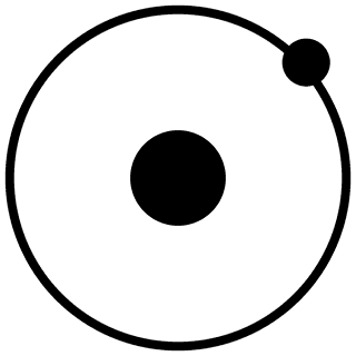 Transparent dark Helios orbital guidance mark for light surfaces.